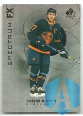 2020-21 SP Authentic Connor McDavid Spectrum FX #S-36!! Unscratched